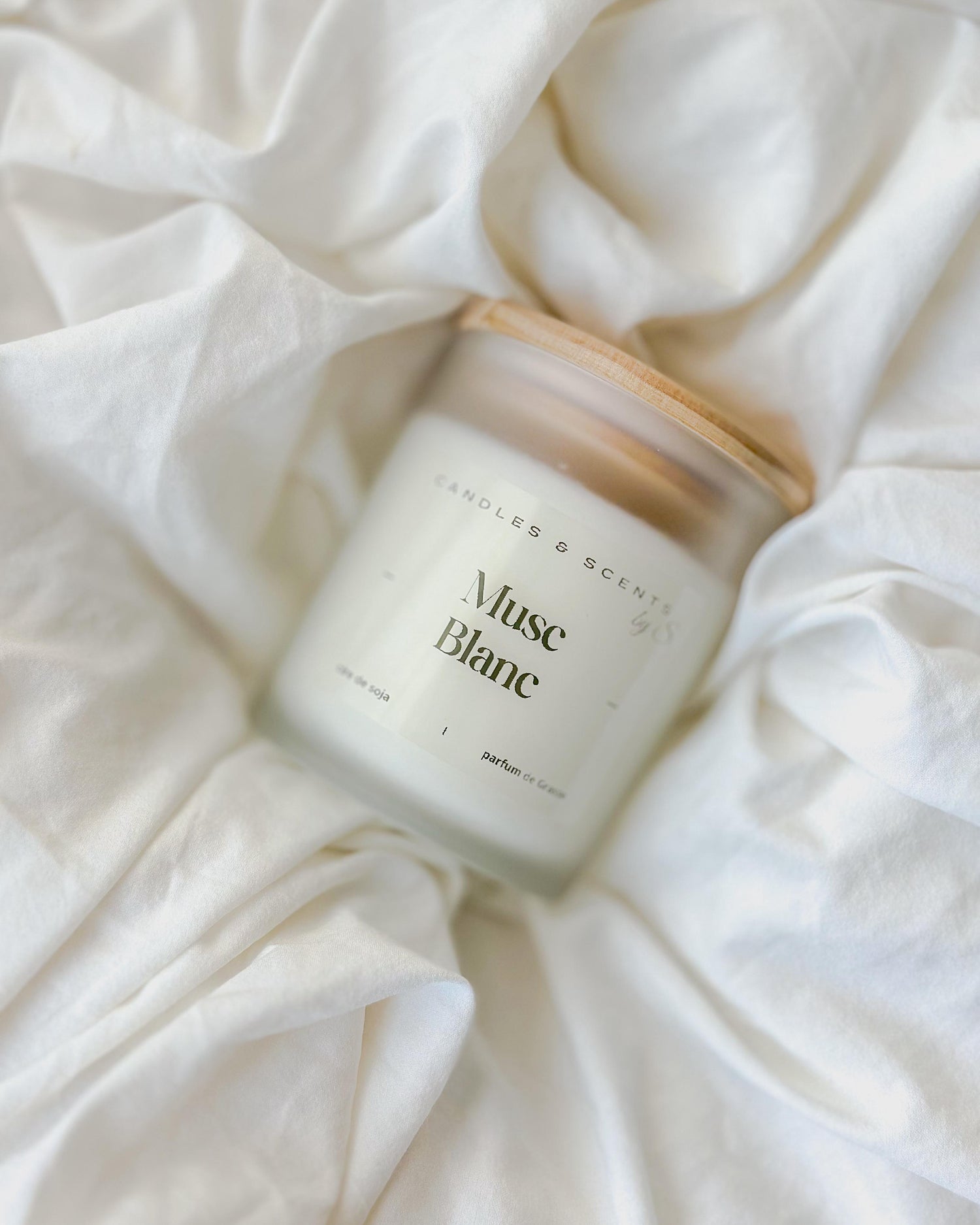 Bougie musc blanc