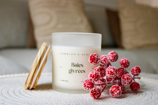 Baies Givrées - Bougie parfumée