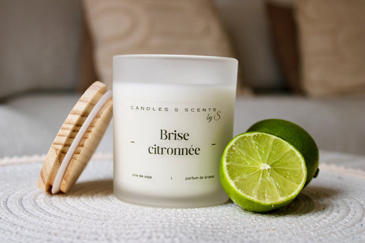 Brise Citronnée - Bougie parfumée