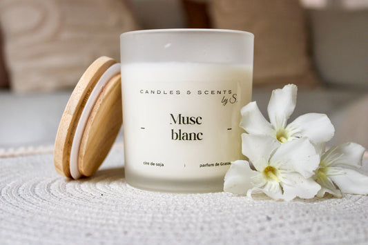 Musc Blanc - Bougie parfumée