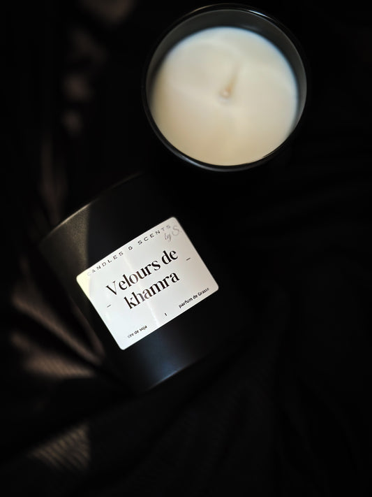 Bougie velours de Khamra
