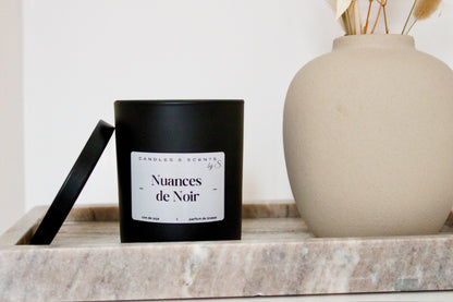 Nuances de noir - Bougie Parfumée