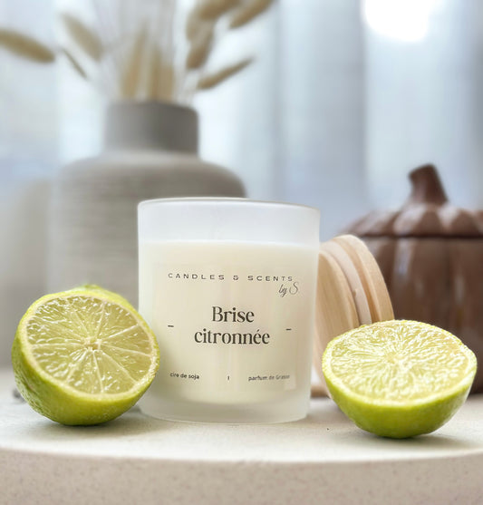 Brise Citronnée - Bougie parfumée